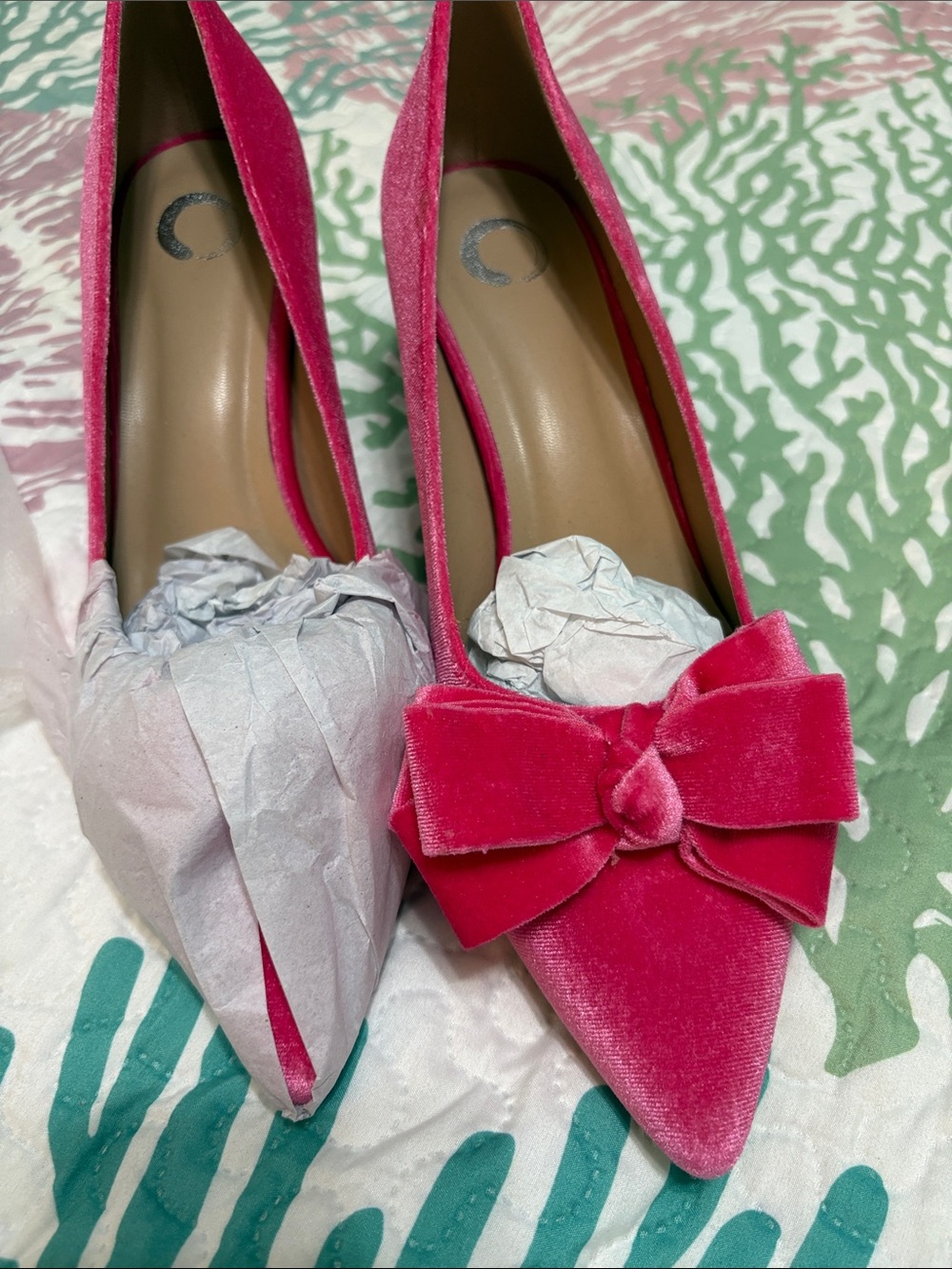 Pink heels